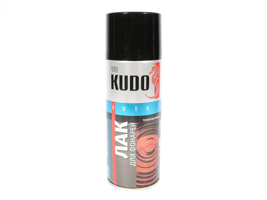 Лак для тонировки фонарей (520 мл) черный "KUDO"