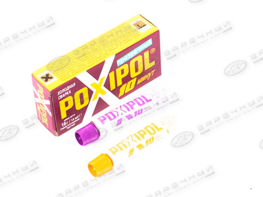 Холодная сварка (16 гр) "POXIPOL" прозрачный, красная упак.