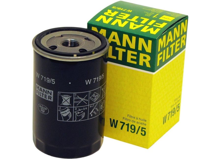 Фильтр масляный  Audi 80/100/A4/A6, VW Golf 3/Passat 1.6-4.2 (92-) "MANN"
