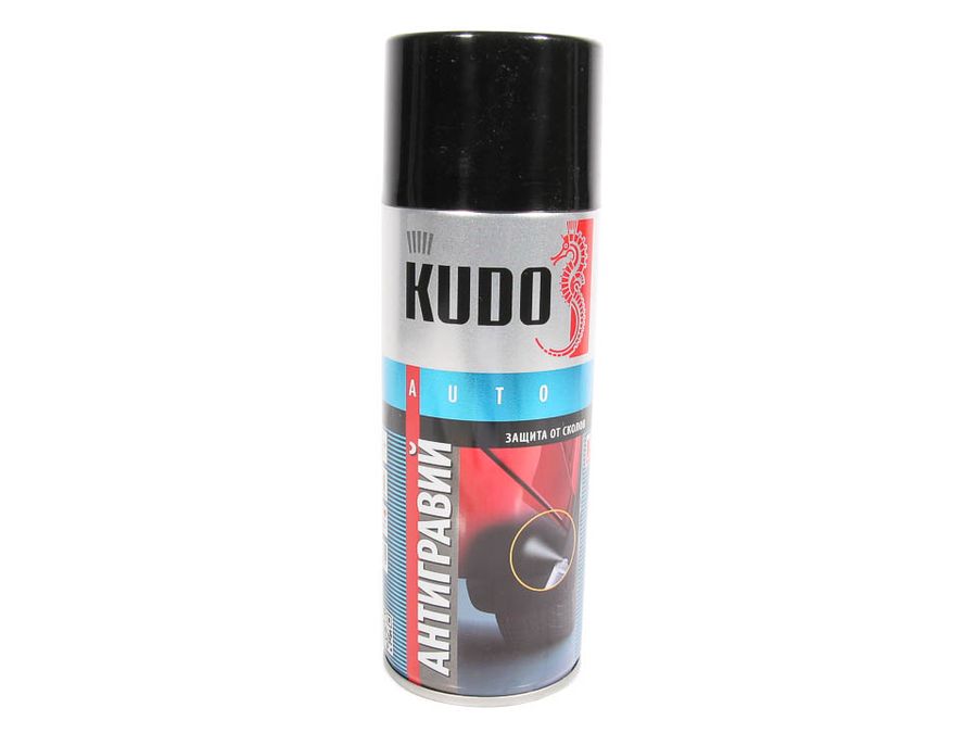 Мастика антигравий (520 мл) черная "KUDO" аэрозоль