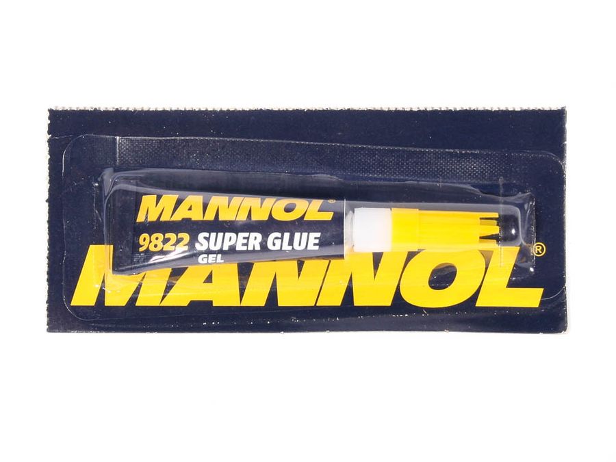 Клей секундный (3 гр) "MANNOL" Супер гель. (9822)