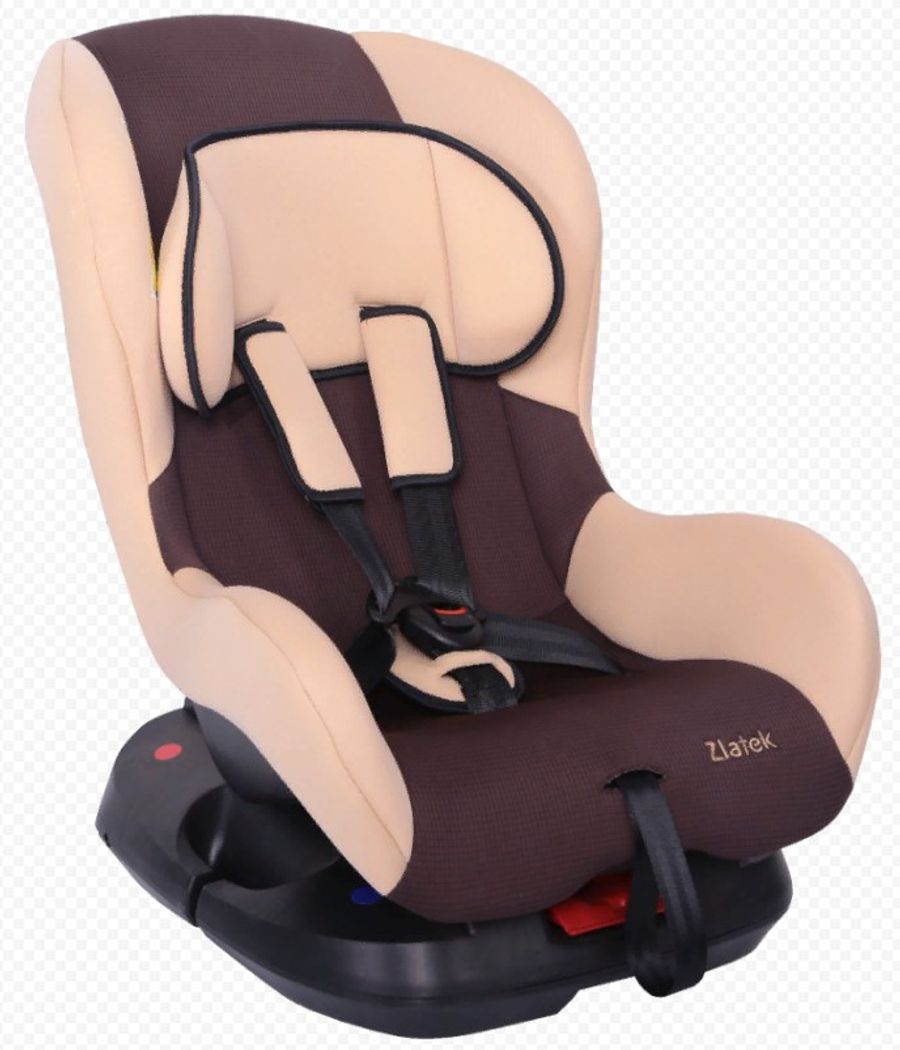 Кресло детское автомобильное "ZLATEK" "Galleon" (коричневый) (от рождения до 4лет) до 18 кг