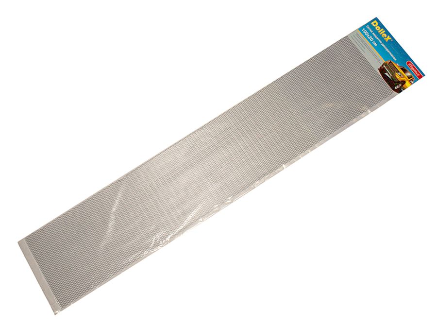 Сетка радиатора защитная алюминий, 100 х 20 см, серебро, ячейки 15мм х 4,5мм