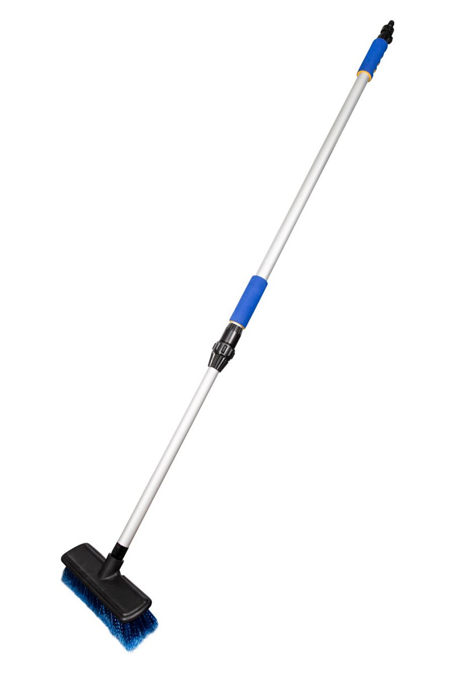 Щетка для мытья авто под шланг с телескопической ручкой (114-200см) "KRAFT"