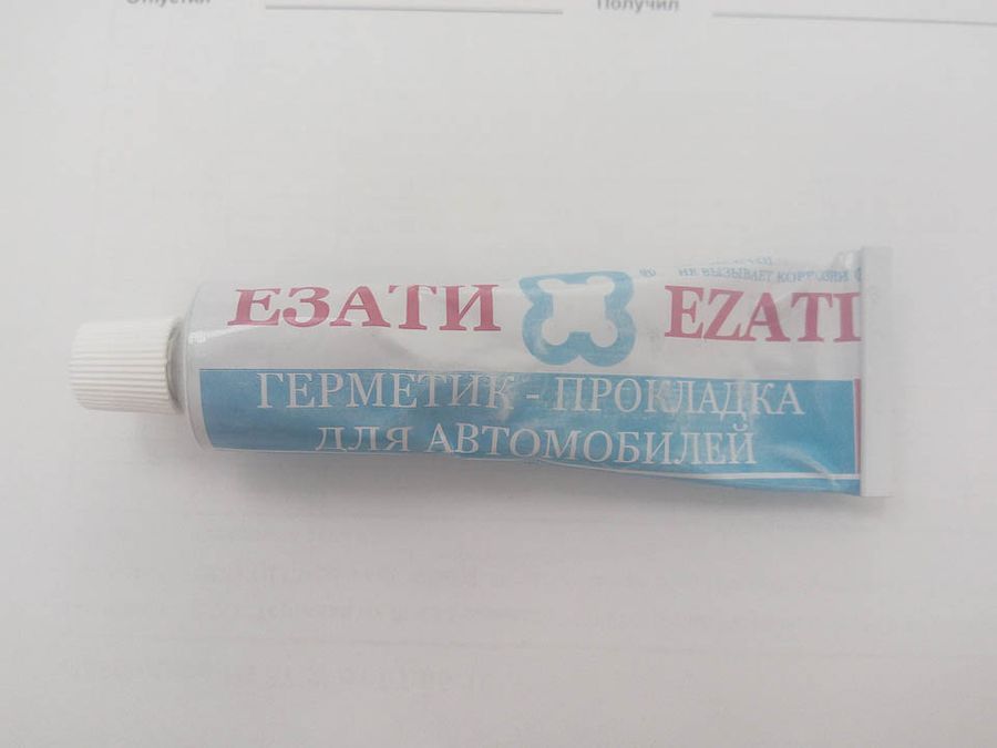 Герметик прокладка (60 гр) белый "ЕЗАТИ"   в/температ. (-50/+350С) силикон.