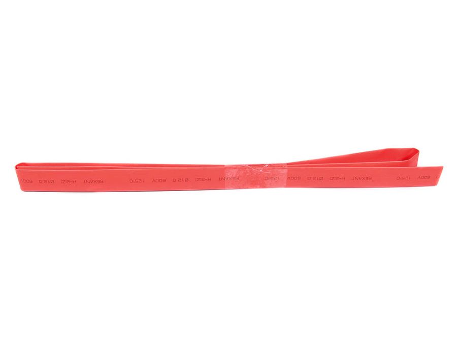 Трубка термоусадочная 12,0 мм/6,0 мм длина 1м красная "YADA"