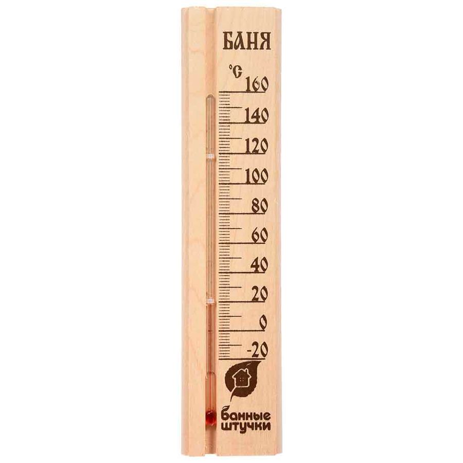 Термометр для бани и сауны (27х6,5х1,5 см)   "Баня"