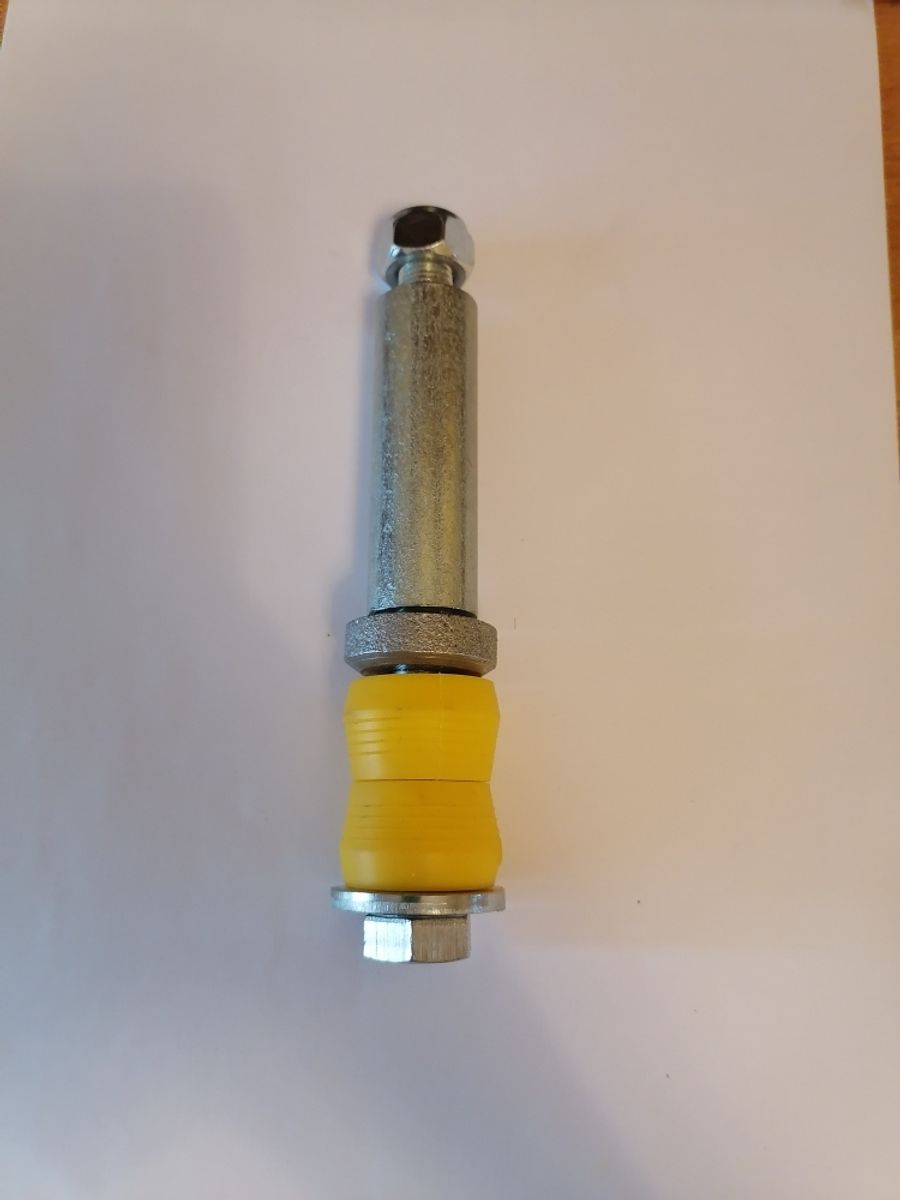 Болт амортизатора 2121 задний нижний в сборе (полиуретановые втулки,толстая втулка,шайба) (под завод)