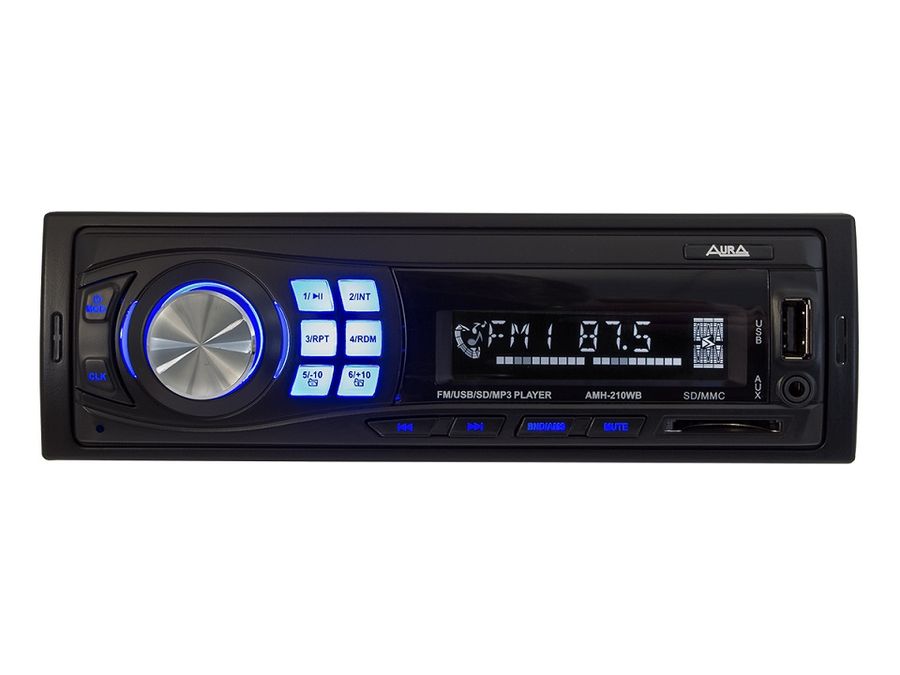 Автомагнитола "AURA" AMH-210WB  SD/MMC/USB