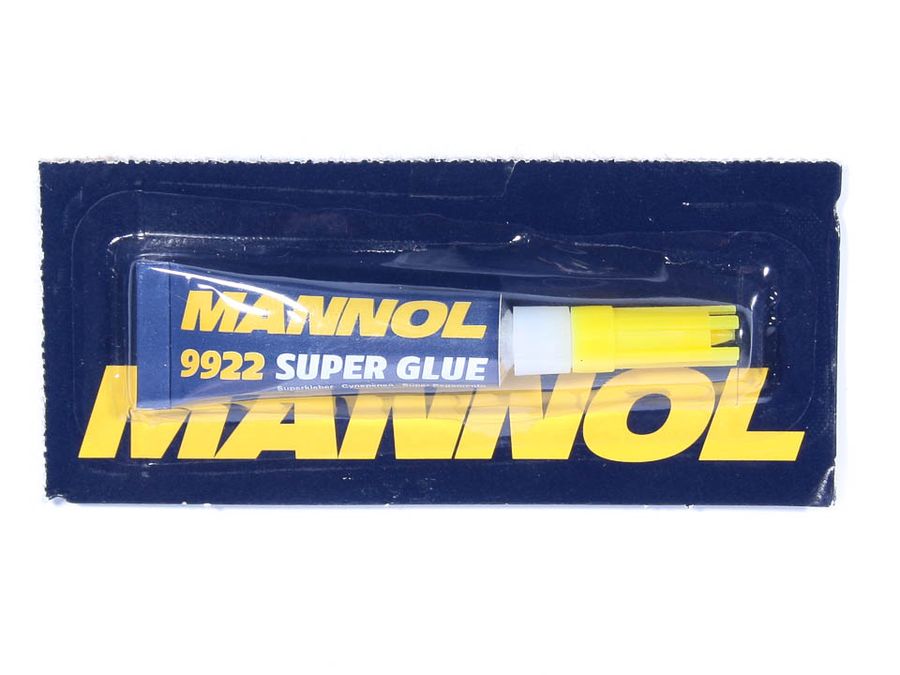 Клей секундный (3 гр) "MANNOL" Супер