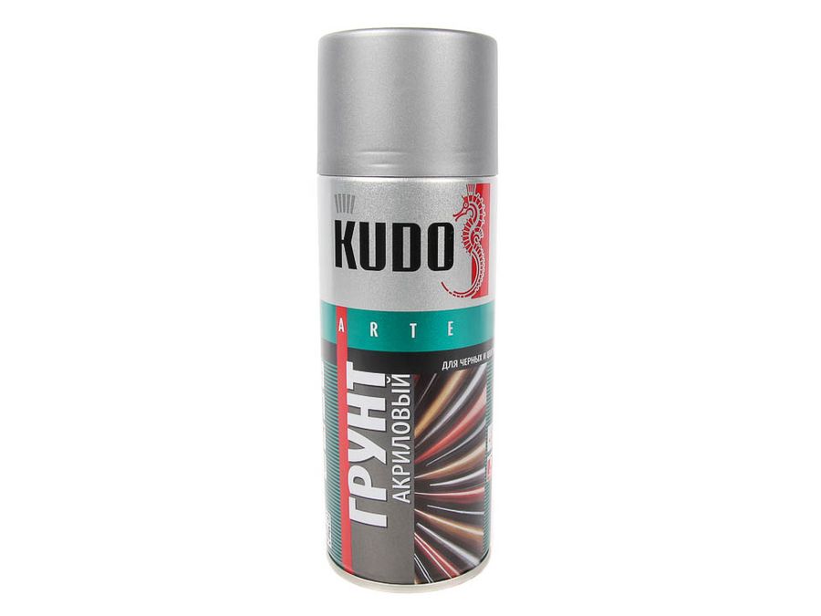 Грунт спрей (520 мл) акриловый серый "KUDO"