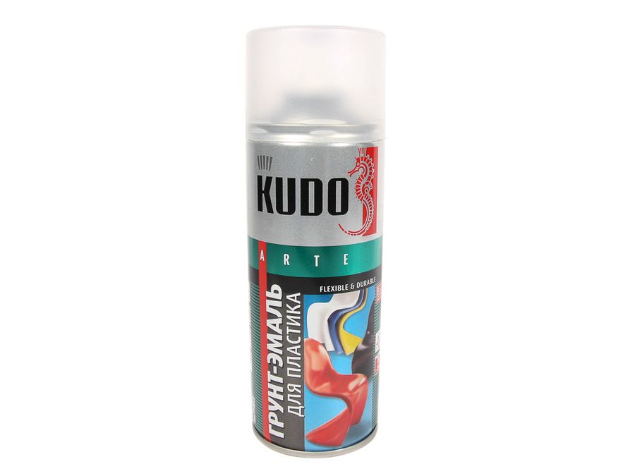 Грунт спрей (520 мл) для пластика графит "KUDO"    (RAL 7021)